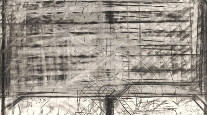 משה קופפרמן, רישום, 1971, אוסף קופפרמן, קיבוץ לוחמי-הגטאות