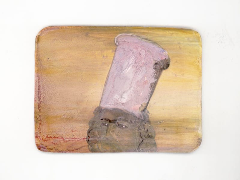 אובך, שמן על פורמיקה, 9/12 ס"מ, 2015