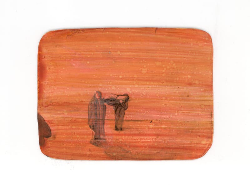 כפולה, שמן על פורמיקה, 9/12 ס"מ, 2015