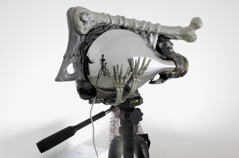 Nicolas Ceccaldi, Coffin cam, 2010, mixed media, dimension variable. Courtesy: the artist, Kunstverein Medienturm, Graz; photograph: Rainer Iglar