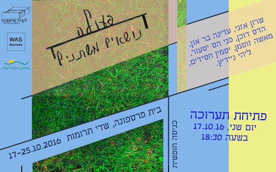 "חודרות את המרחב", תערוכה קבוצתית, בית פרספונה, שדי-תרומות